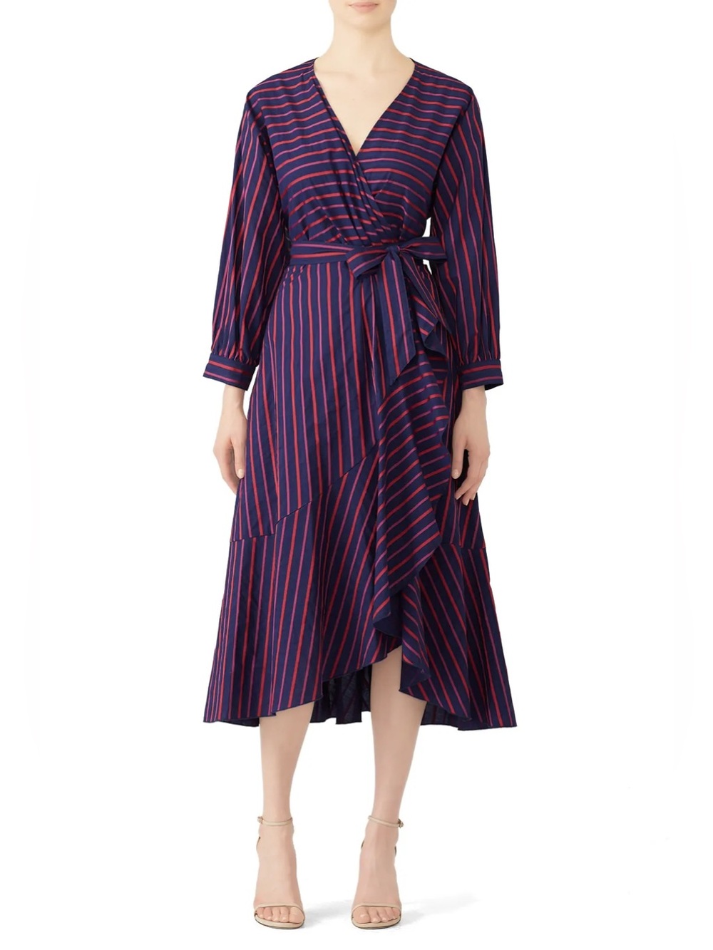 Tara Jarmon Striped Midnight Blue Dress size 4